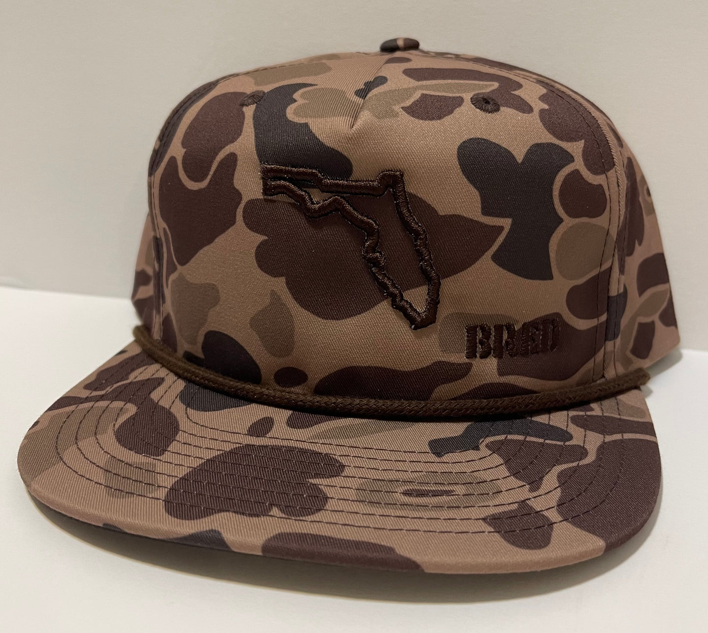 Bark Duck Camo / Brown with Brown Logo