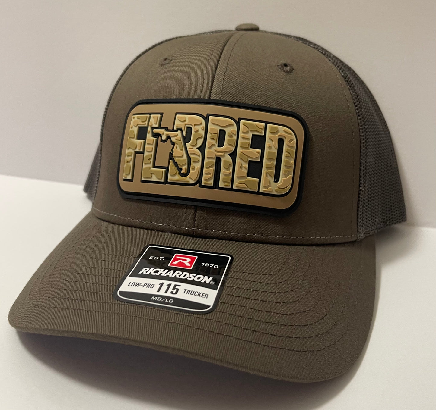 Chocolate Chip/Gray SnapBack PVC patch