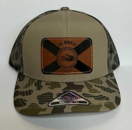 Khaki/Coastland/Coastland SnapBack w/ Gator Patch