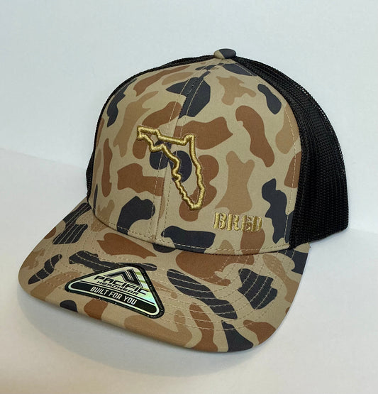 Canyon/Lt Charcoal/Canyon SnapBack w/ Tan Logo