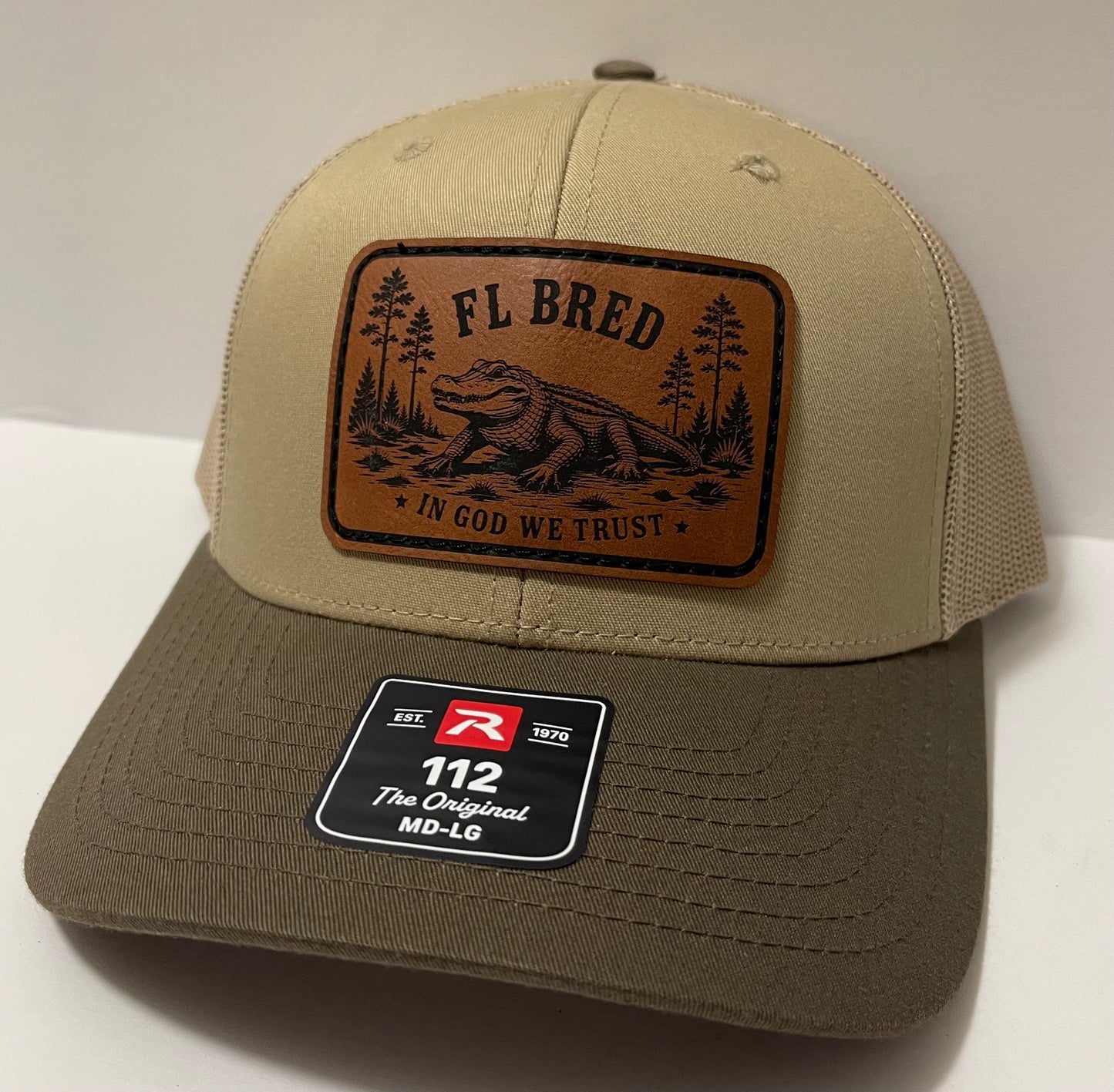 Khaki/Khaki/Chocolate Chip with Gator Patch