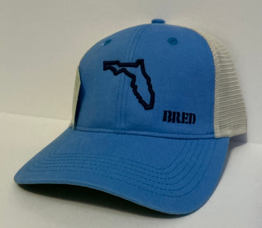 Light Blue Ponytail w/ Navy Logo