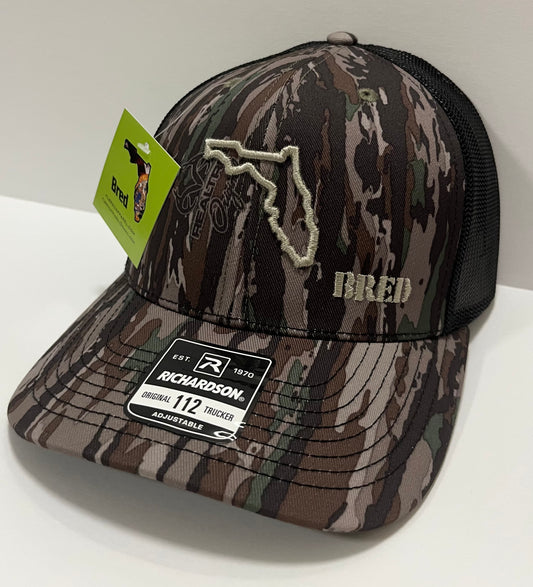 Realtree Original/Black SnapBack with Lt Gray Logo