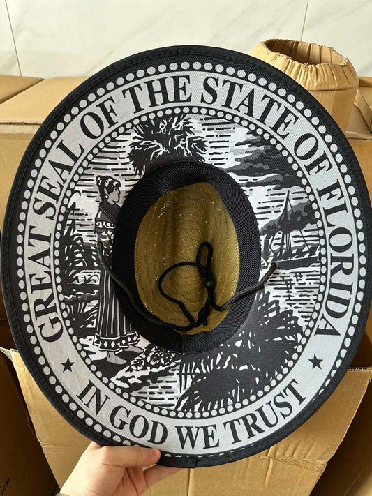 Straw Hat w/ Florida Seal